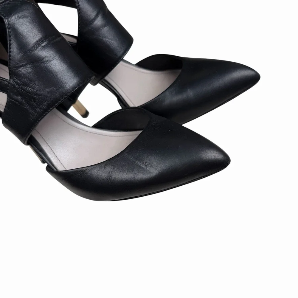 Pour La Victoire Zanie Women's‎ Ankle Strap Heels Black Size US 8
